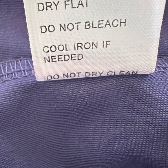 TRACY Negoshian Women’s Sz L Piper Bell Sleeve Blue Top - Picture 7 of 7